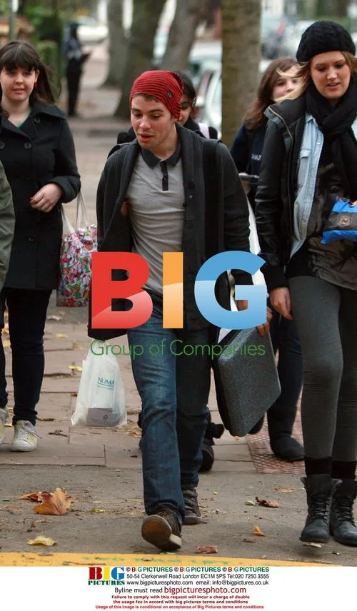 X Factor's Joe McElderry on morning walk