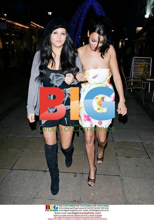 Bianca Gascoigne and boyfriend leave fashion party