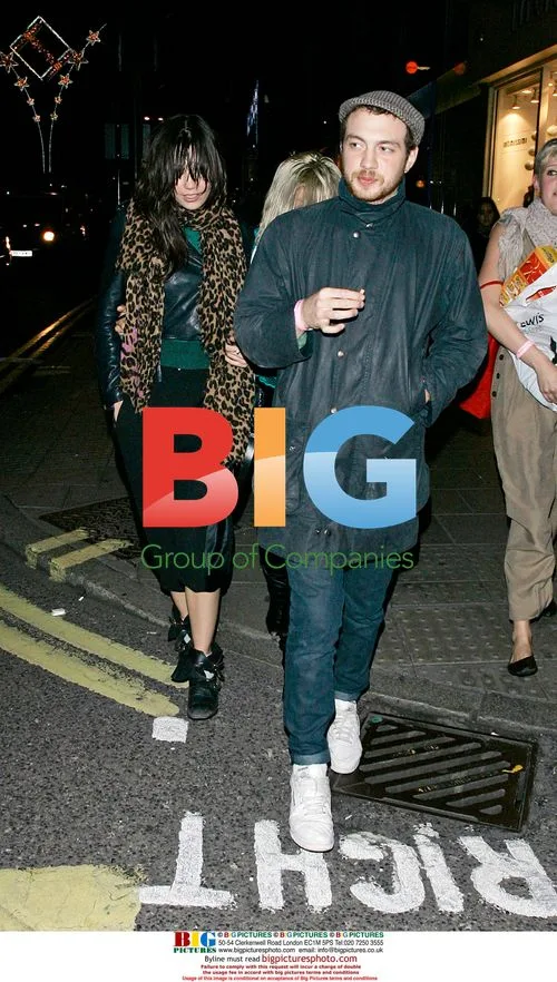 Daisy Lowe and mystery man out in London