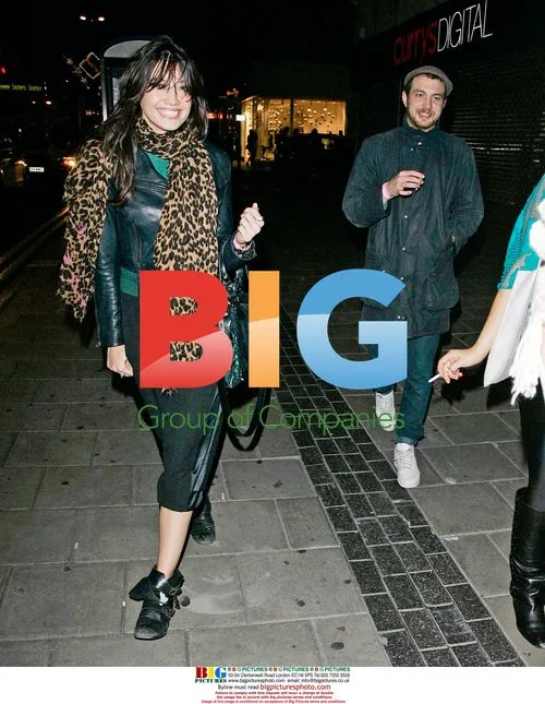 Daisy Lowe and mystery man out in London