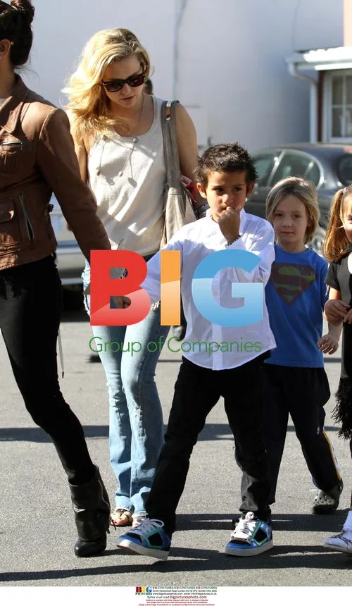 Kate Hudson and son Ryder in Brentwood
