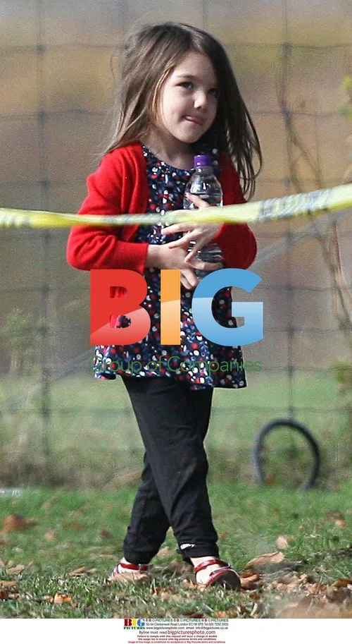 Suri Cruise on Film Set