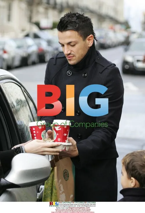 Peter Andre and Kids in Brighton