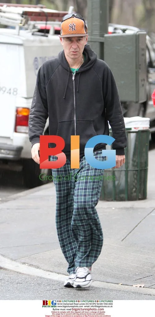 John McEnroe and Patty Smyth stroll in NYC