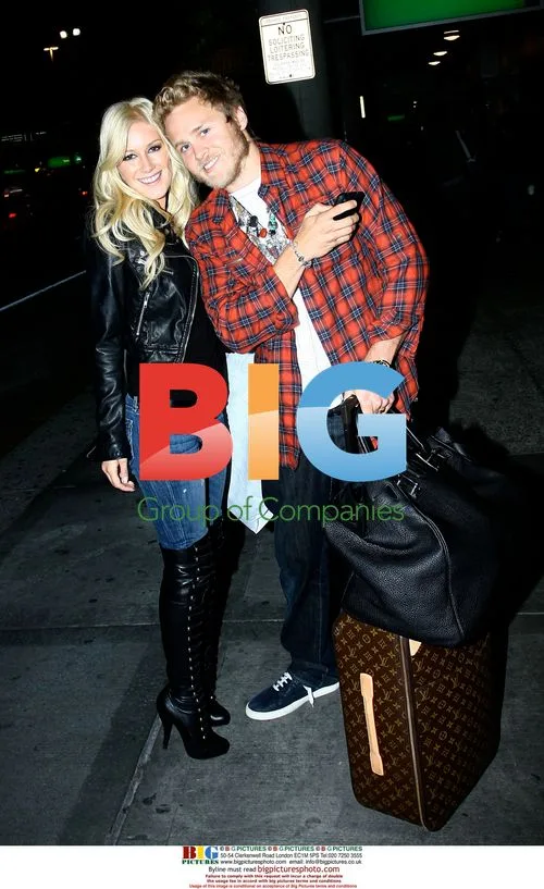 Heidi Montag and Spencer Pratt at JFK Airport