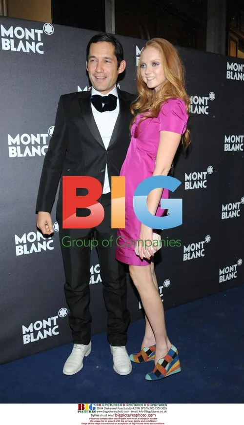 Lily Cole and Enrique Murciano at Mont Blanc Store Opening