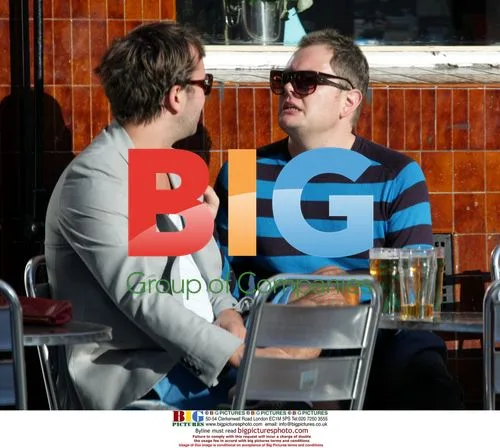 Alan Carr and Boyfriend in Notting Hill