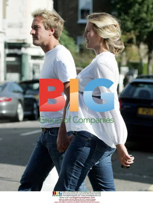Ben Fogle and Pregnant Wife in London
