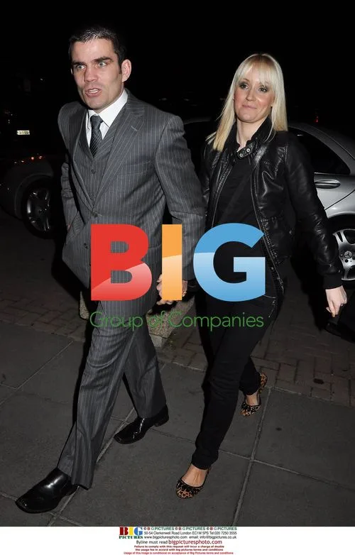 Bernard Dunne with wife Pamela at The Late Late Show