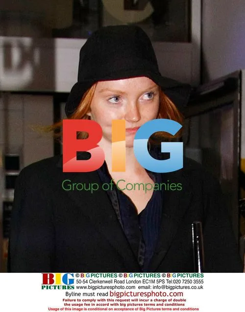 Lily Cole Leaves Radio 1 Studios
