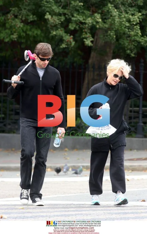 Hugh Jackman and Deborra-Lee Furness stroll in West Village