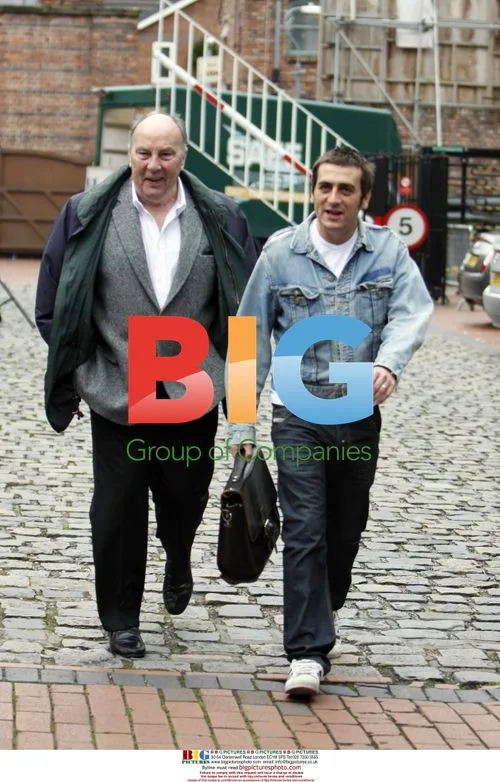 Anthony Valentine and Chris Gascoigne at Granada Studios
