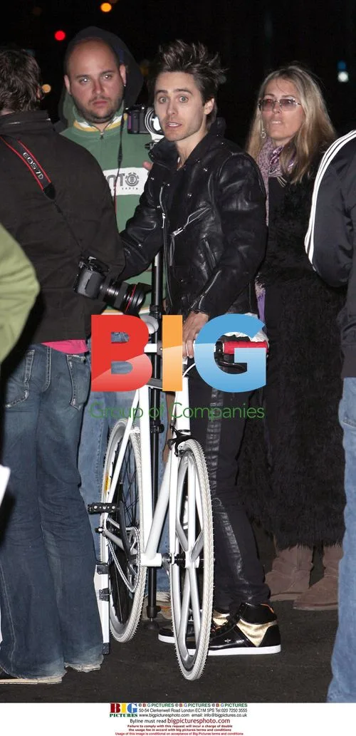 Jared Leto Cycling for Music Video