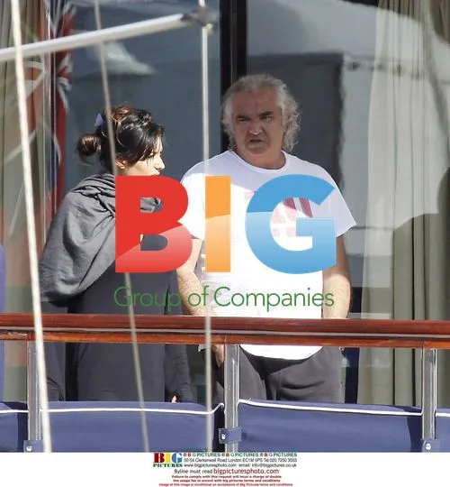 Flavio Briatore on Luxury Yacht in Monaco