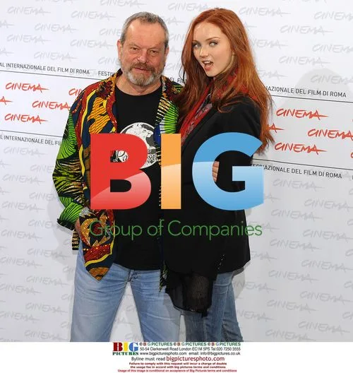 Terry Gilliam and Lily Cole at 'Doctor Parnassus' Photocall