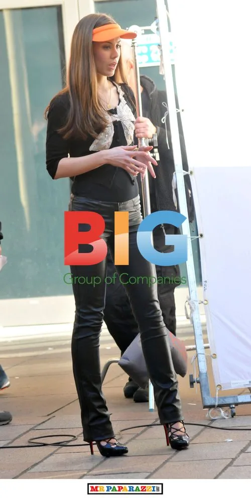 Roxanne McKee Filming Lip Service