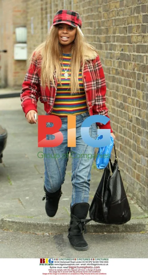 X Factor Contestant Shanice Davis Shopping