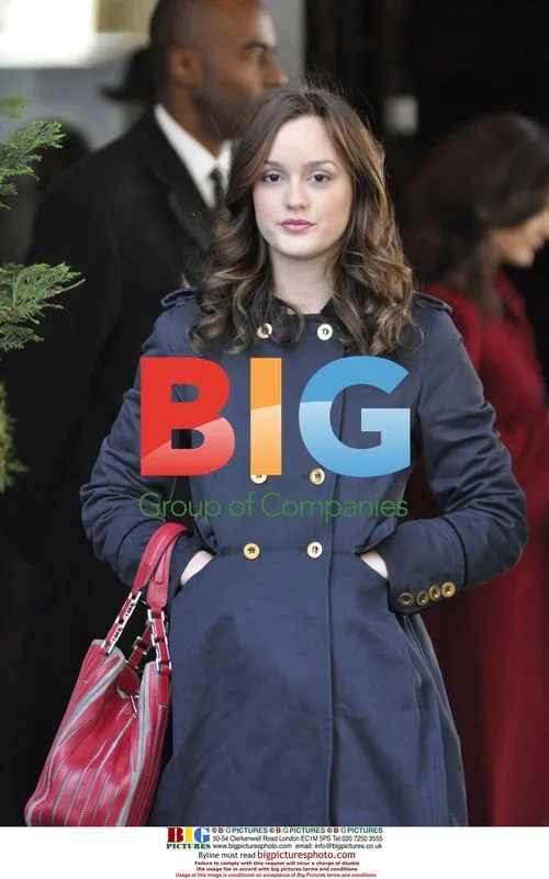 Leighton Meester on 'Gossip Girl' Set