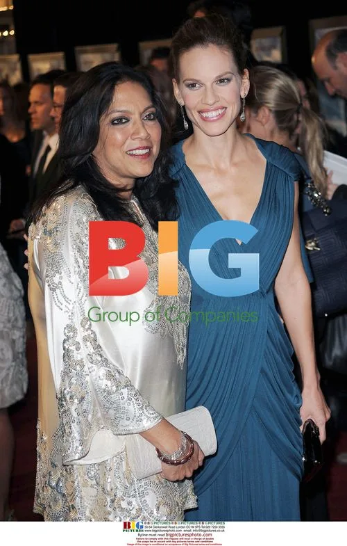 Mira Nair and Hilary Swank at 'Amelia' Premiere