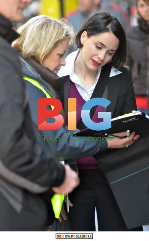 Ruta Gedmintas and Laura Fraser on 'Lip Service' set