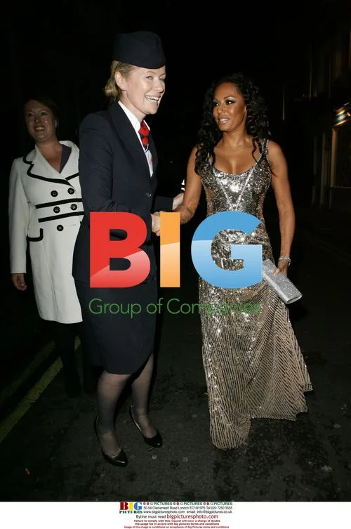 Mel B Leaving Hotel for London Club