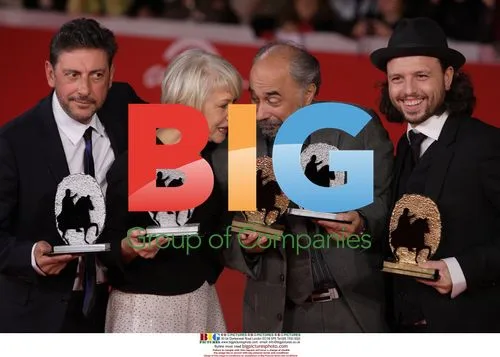 Castellitto, Mirren, Diritti and Donato at Rome Film Festival