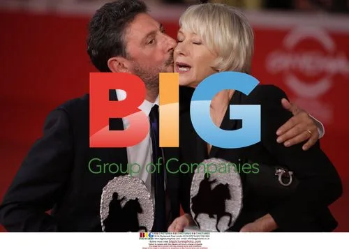 Sergio Castellito and Helen Mirren at Rome Film Festival