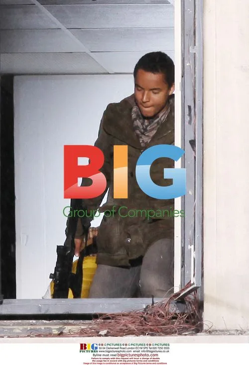 Connor Cruise on 'Red Dawn' set