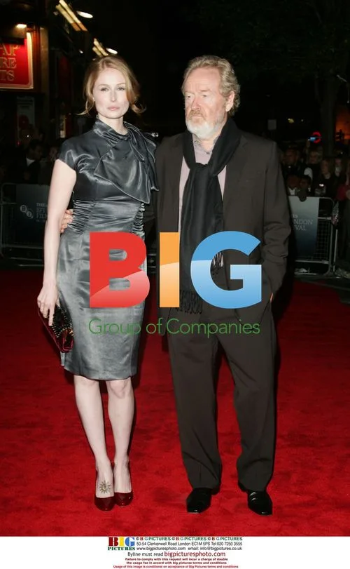 Ridley Scott and daughter at 'Cracks' premiere