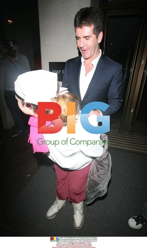Simon Cowell Leaving Birthday Party