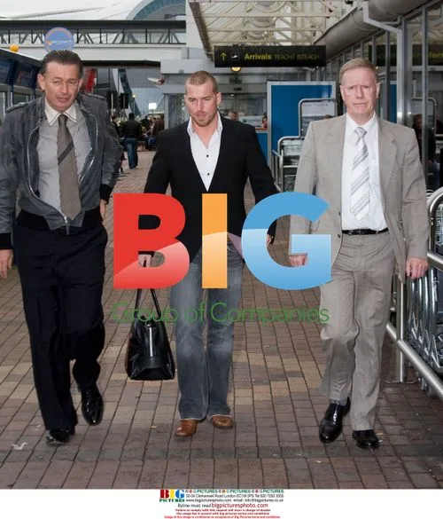 Andrew Cowles Arrives at Dublin Airport