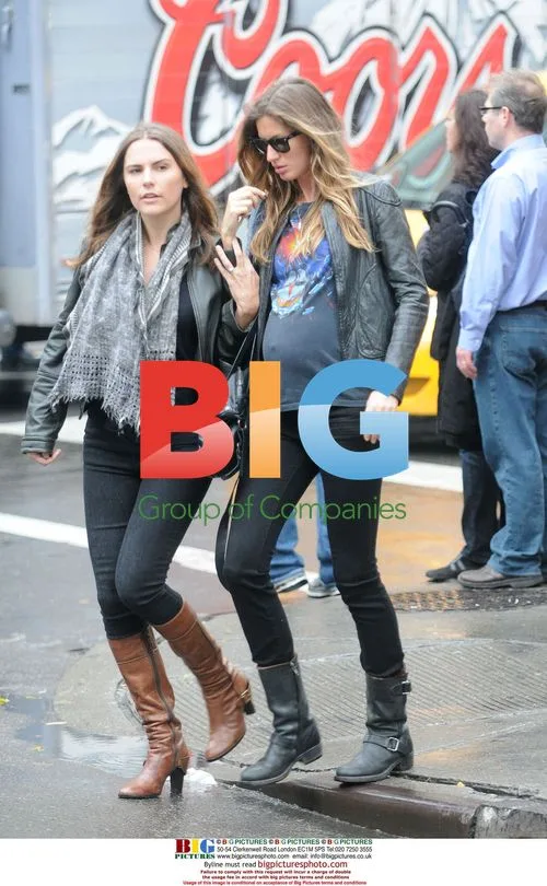 Gisele Bunchen Walks in West Village