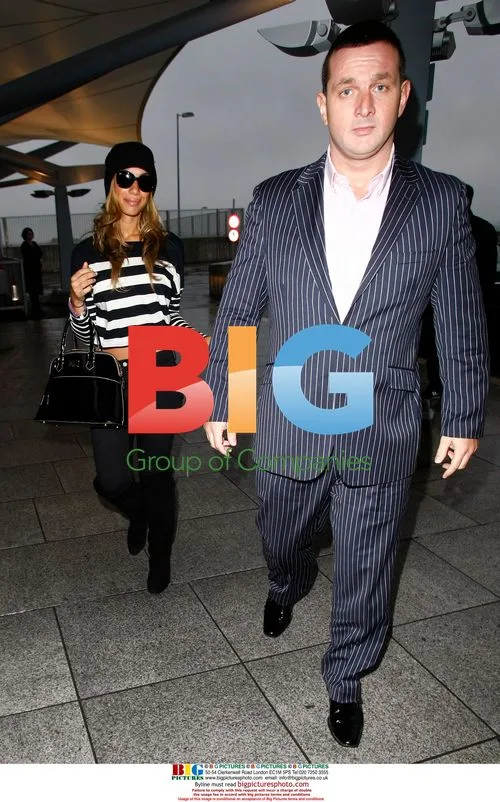 Leona Lewis Arrives at Heathrow
