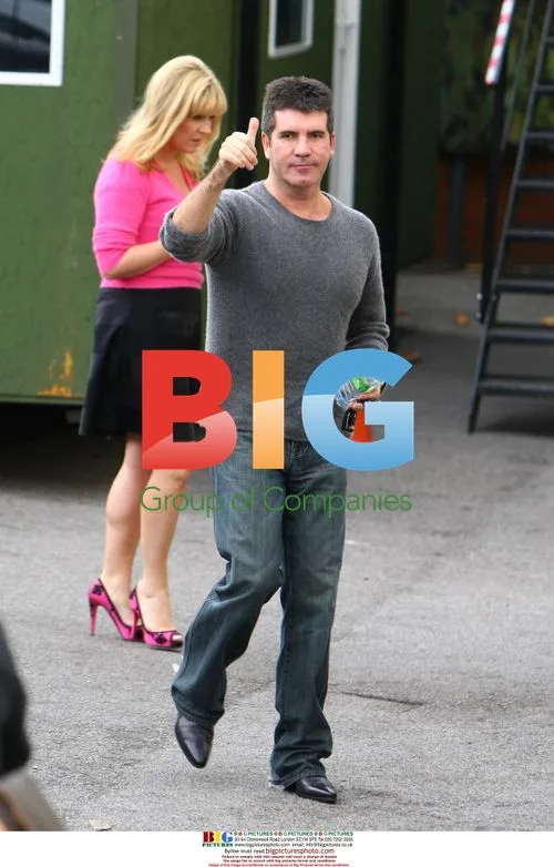 Simon Cowell Arriving at Fountain Studios