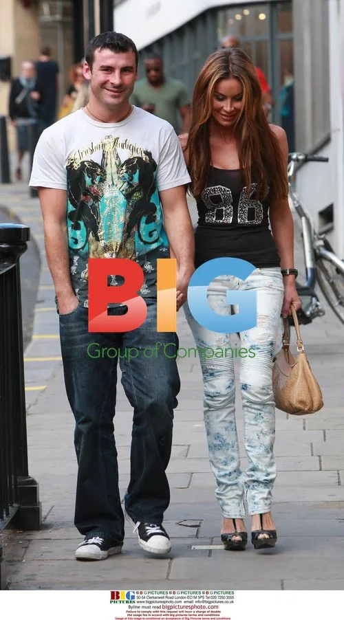 Joe Calzaghe and ex Jo Emma Larvin have lunch