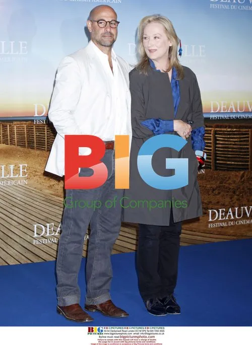 Stanley Tucci and Meryl Streep at "Julie & Julia" Photocall