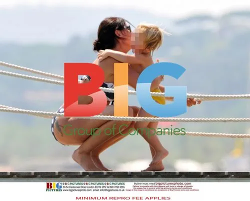 Davina McCall Enjoys Family Vacation