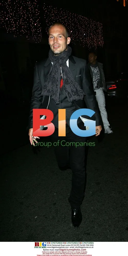 Freddie Ljungberg leaving Mayfair Hotel, London