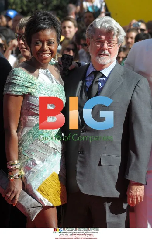 Melody Hobson and George Lucas at Venice Film Festival