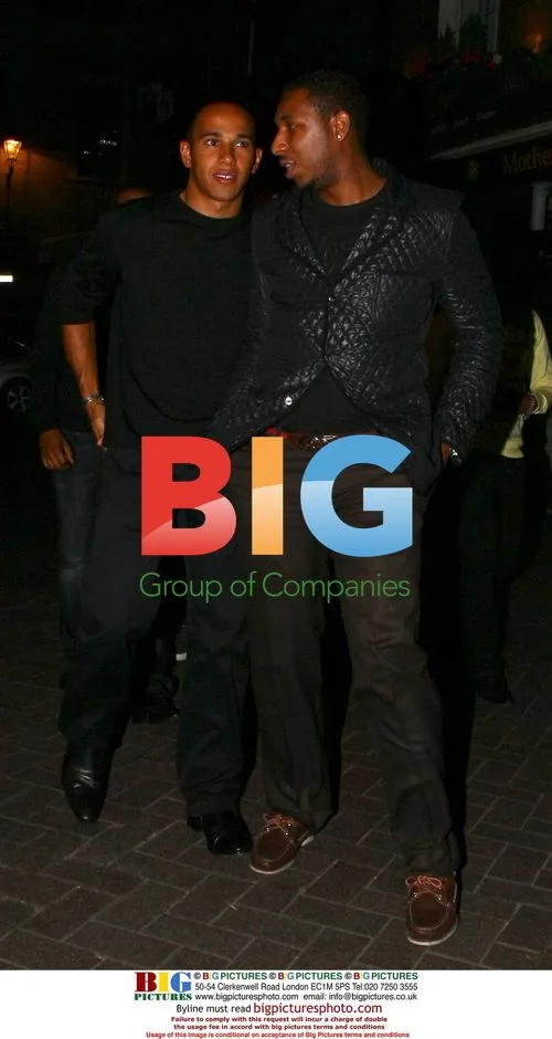 Usain Bolt and Lewis Hamilton Night Out