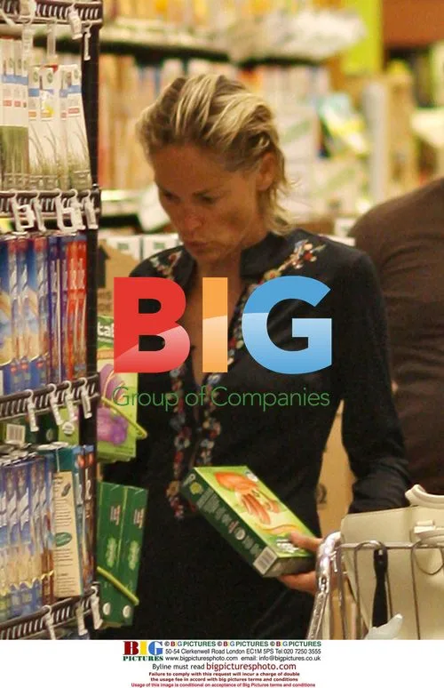 Sharon Stone and Michael Stone Grocery Shopping