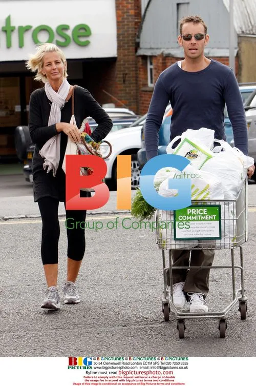 TV Personality Ulrika Johnson Shopping with Husband