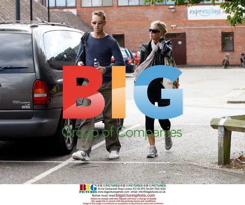 Ulrika Johnson Runs Errands with Husband