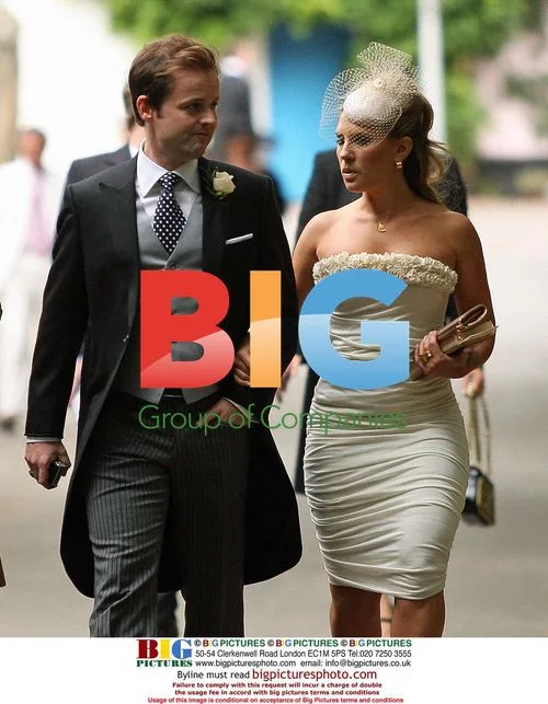 Dec Donnelly and Georgie Thompson at Wedding