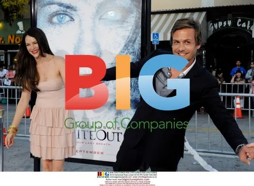 Gabriel Macht and Jacinta Barrett at Whiteout Premiere