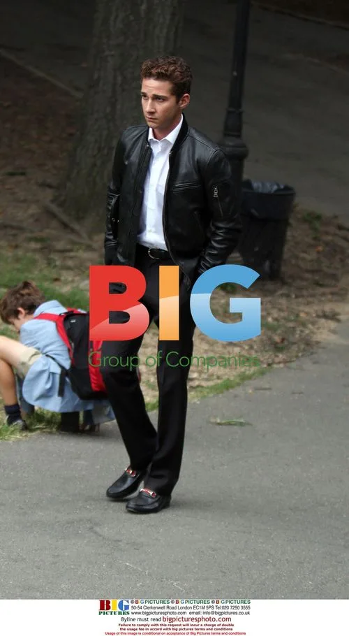 Shia LaBeouf on 'Wall Street 2' set