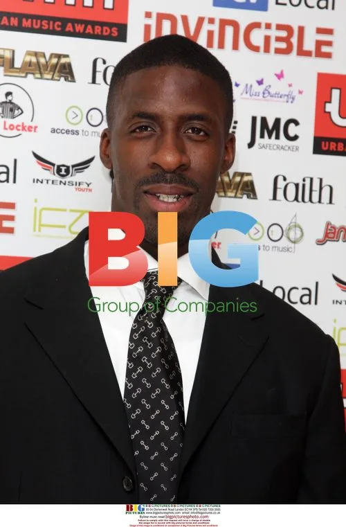 Dwain Chambers at International Football Awards