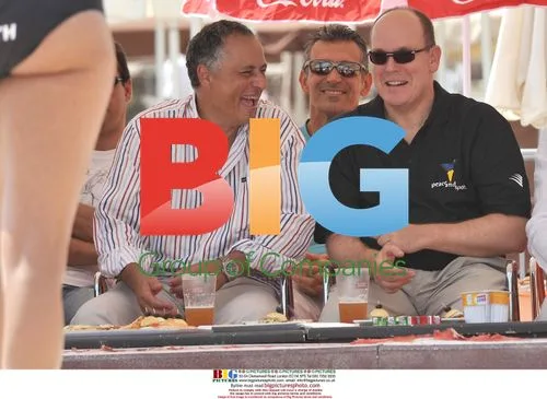 Albert II of Monaco at Beach Volleyball
