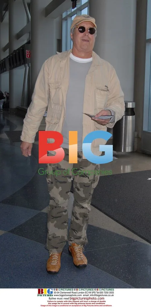 Chevy Chase at LAX, 2009
