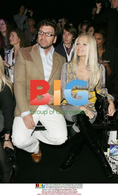 Nick Knowles and Hannah Sandling at London Fashion Week